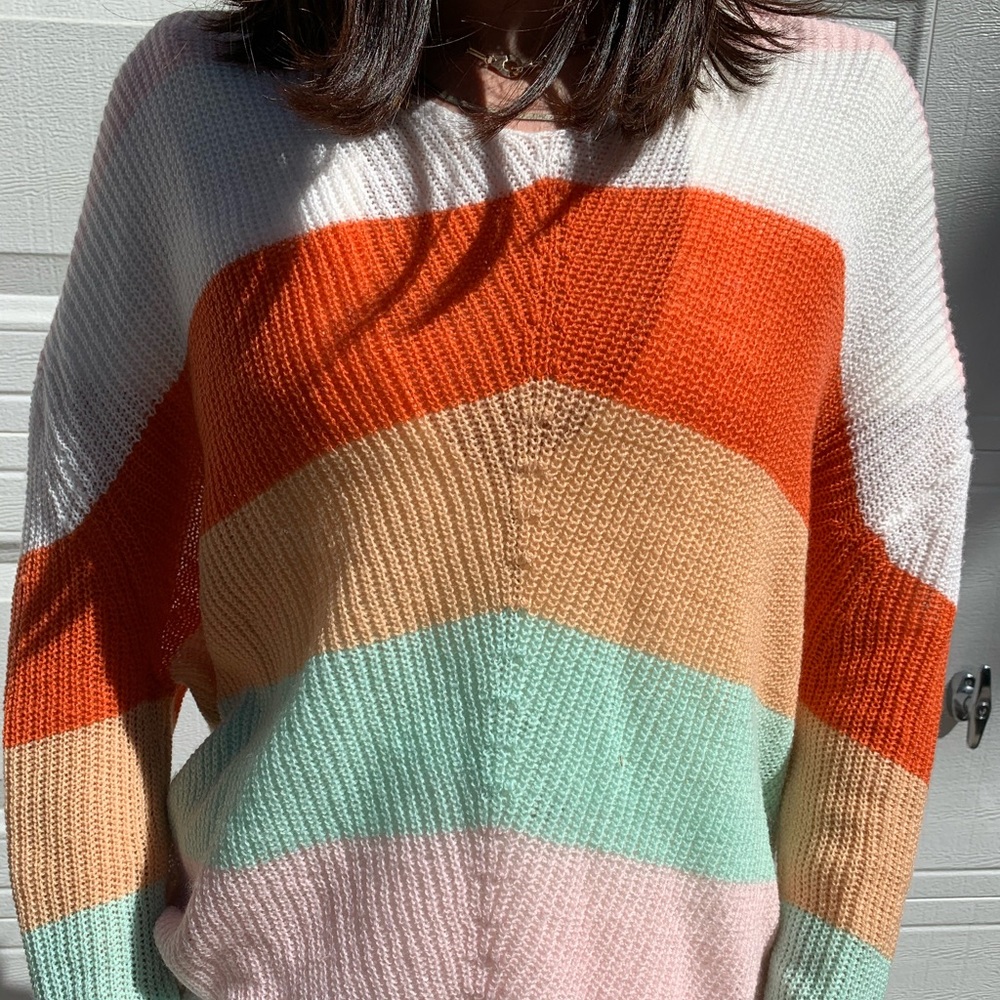striped sweater